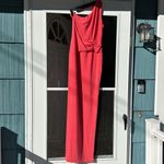 CLUB L LONDON pink Ruched Panel One Shoulder Maxi Dress Size 10 Photo 2