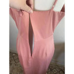 Showpo Dazzling Lights‎ Cowl Drape MIDI Dress Pink Peach Satin Size 6 US 0209 Photo 9