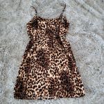 Apostrophe  Leopard Print Spaghetti Strap Dress Size Small Photo 2