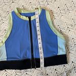 Solid & Striped  Sport Trek High Neck Bra Laguna Blue Multicolor (Small) Photo 5