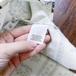 Anthropologie • Woodblock Midi Dress cream brown floral print stretch twill Photo 9