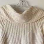 White House | Black Market Cream Cowl neck Wool Blend Sweater SZ S Photo 7