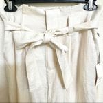 A New Day  cream paper bag high rise ankle pants Photo 8