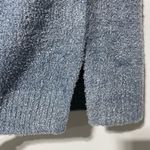 Isaac Mizrahi New Cozy Knit Elastic Waist Sweater Skirt Steel Blue Size Medium Photo 4