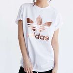 Adidas Rose Gold Foil White T Photo 0