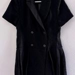 House of Harlow 1960 Dress Womens Medium Black Tweed Career Quiet Luxury Preppy Black Photo 0