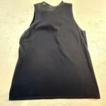 Ralph Lauren Lauren  Beaded Ruffle Knit Top - L Black Sleeveless Photo 5