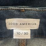 Good American  Good Legs Crop Shadow Pockets in INDIGO008 Wash Size 10 / 30 NWOT Photo 5