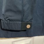 Jil Sander  Navy Blue Silk Lined Jacket Snap on Button Italy size 42 Photo 5