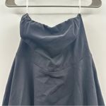 Lulus  About A Twirl Black Strapless Fit &‎ Flare Skater Mini Dress Sz M NEW Photo 3