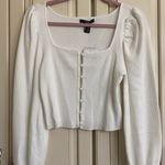 Forever 21 White Long Sleeve Blouse Photo 0