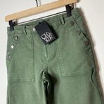 Chaser  NWT Revolve Bermuda Canvas shorts Small green Photo 1