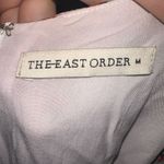 East Order Fin Apricot Floret ruched layered sheer M dress Red Size M Photo 3