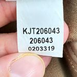 J. Jill Ponte Knit Cardigan Blazer Jacket Caramel Tan Women XL Tall One Button Tan Photo 7