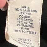 Rebecca Minkoff Womens sz2 NWT Black Leather Peplum Tank 100% lambskin. Photo 10