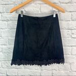 Olivaceous 3for$30🛍 NWT Olivaveous Suede Lace Trim Mini Skirt S Photo 6