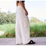 Athleta XL Retroterry Wide Leg Cargo Pant Magnolia White Photo 3