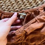 A New Day Women's Puff Elbow Sleeve Linen Peasant Shirt Top  Photo 4