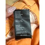 Urban Outfitters BDG Women's Orange Frayed Raw Hem Straight Leg Cargo Shorts S Photo 4