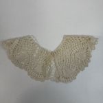 Handmade Antique Vintage Crochet Lace Collar Victorian Beige Edwardian Boho Stunning Photo 2