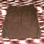 Brown corduroy mini skirt with ruffle detail faux buttons fitted aline #preppy #academia #steampunk #cottagecore Photo 1