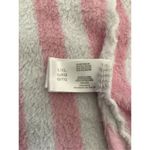 PJ Couture Striped Fleece Bath Robe Sleepwear Pajamas Pink Size L Photo 7
