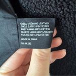 Slate + Willow Black Genuine Leather & Sherpa Moto Jacket Size Large Photo 4