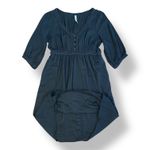 Old Navy  Black Cotton Dress Women’s Small Empire Waist Knee‎ Length Pockets Photo 6