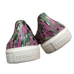Crocs  citilane Roka pink floral perforated slip on shoes Photo 3