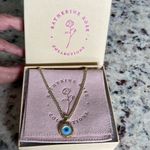 Katherine Rose Collections Womens‎ Cuban Evil Eye Necklace Gold Filled OS NWOT Photo 1
