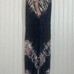 Young Fabulous and Broke Black & Pink Tie Dye Jumpsuit Racerback Tapered Size M Photo 0