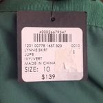 Club Monaco Lynnie Skirt Jupe Ivy/Vert Pleated Mini Preppy Size 10 NWT Photo 4