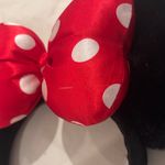 Disney Minnie Mouse Black Ears Headband with Red Polka Dot Bow Photo 3
