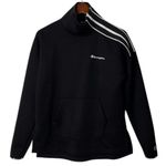 Champion  Fleece Sweatshirt Women’s Size XS Black Mock Neck Zip Shoulder Pullover Photo 1