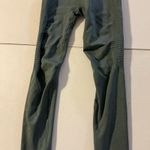 Alphalete Women's  Amplify Leggings ID00037 Size Medium Charcoal Green Logo Photo 0