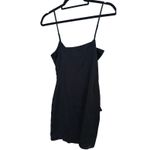 Susana Monaco NWT Mini Dress 4 Black Ruffle Cocktail Party Event Old Money LBD Photo 6