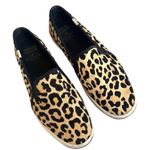 Kate Spade x Keds Animal Print Calf Hair / Leather Slip-On Sneakers Size 8 1/2 Photo 1