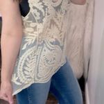 Brooks Bobbie  ivory color lace boho top size XLarge Photo 1