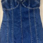 VICI  Classic Blue Denim Bustier Dress
Size: Medium Photo 5