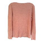 J Crew Puff Sleeve Ribbed Sweater Women's Small Coral Preppy Classic Career Pink Photo 5