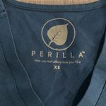 Perilla Dark Blue Scrub Top Hospital Medical Nurse Doctor Size XS NWOT #5089 Photo 3