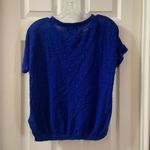 Studio Blue Knit by Hampshire  Knit Sweater Top Small Photo 6
