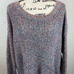 EXPRESS Confetti Twist Cut Out Back Oversized Long Sleeve Sweater A95 Photo 0