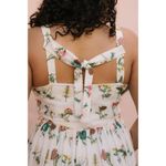 Ivy City Co. NWT Robyn Midi Floral Embroidered Cream Dress in Wildflower Size 2‎ Photo 1