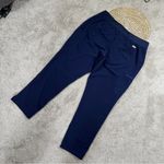 FIGS  Women’s Yola Skinny Scrub Pants Pull On Drawstring Mid Rise in Navy XL Photo 5