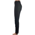 ZARA  Woman Black Mid Rise Flat Front Straight Ankle Business Career Pants Size S Photo 1