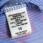 Willow & Clay  Blue Floral Shoulder Ruffle Mini Dress Photo 4