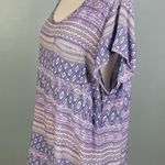 Adrienne Vittadini purple rayon cap sleeves “t-shirt” in size 2X. EUC Photo 3