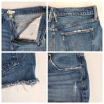 Good American  Women's Good 90's Denim Blue Jean Cuttoff Shorts Size 10/30 Photo 4