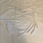 None Two Piece Crop Top and Shorts Set White Women XL NWOT Photo 5